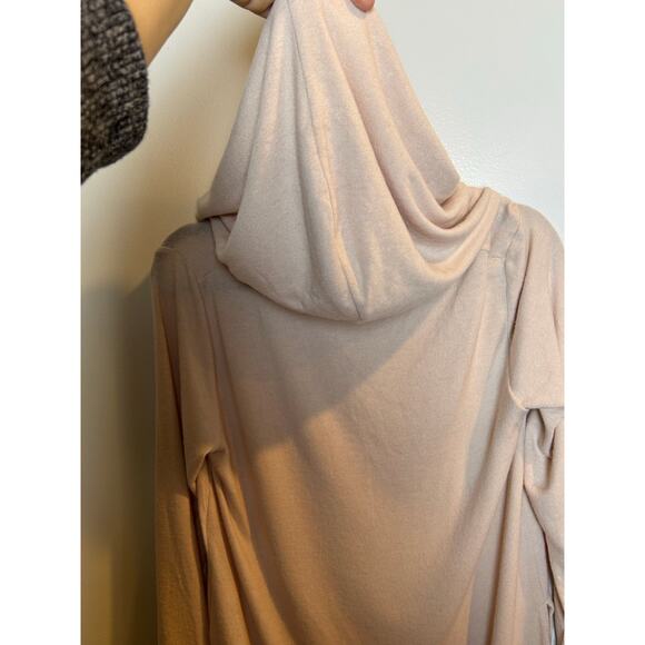 Michael Stars Large Tan Neutral Tunic With Hood Travel Stockholm - Picture 7 of 10